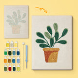 Punch Needle Plante en Pot