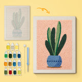 Punch Needle Cactus