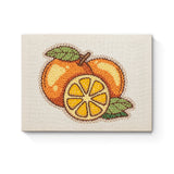 Punch Needle Oranges Tranchées