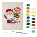 Punch Needle Personnages de Noël