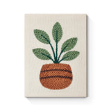 Punch Needle Plante Grasse Verte