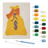 Punch Needle Sac d'Argent