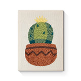 Punch Needle Cactus Boule Fleuri