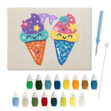 Punch Needle Cornets de Glace