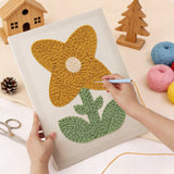 Punch Needle Fleur Jaune