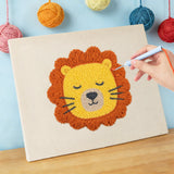 Punch Needle Lion
