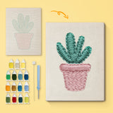 Punch Needle Plante Grasse