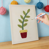Punch Needle Plante Verte