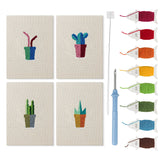 Punch Needle Mini Cactus Pastel