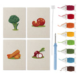 Punch Needle Mini Légumes Colorés