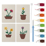 Punch Needle Mini Fleurs en Pot