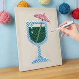 Punch Needle Cocktail en Coupe