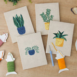 Punch Needle Mini Plantes Bleues