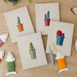 Punch Needle Mini Cactus Terracotta