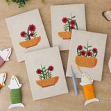 Punch Needle Mini Fleurs Jardinière