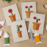 Punch Needle Mini Dahlias Rose