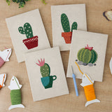 Punch Needle Mini Cactus Kawaii