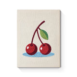 Punch Needle Cerises Rouges