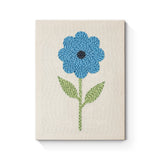 Punch Needle Fleur Bleue