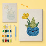 Punch Needle Plante Kawaii