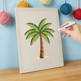 Punch Needle Palmier Tropical