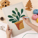 Punch Needle Plante en Pot