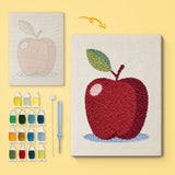 Punch Needle Pomme Rouge