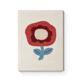 Punch Needle Fleur Rouge