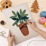 Punch Needle Plante Tropicale