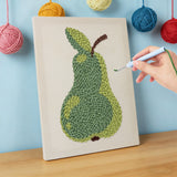 Punch Needle Poire Verte