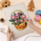 Punch Needle Panier de Fleurs
