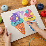 Punch Needle Cornets de Glace