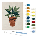 Punch Needle Plante Tropicale