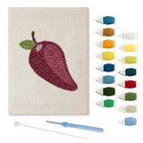 Punch Needle Aubergine