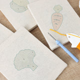 Punch Needle Mini Légumes Printaniers