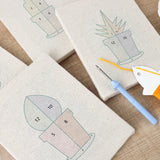 Punch Needle Mini Succulentes Graphiques