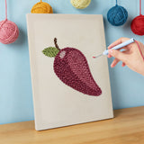 Punch Needle Aubergine