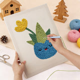 Punch Needle Plante Kawaii