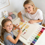 Punch Needle Couverts de Table