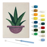 Punch Needle Aloe Vera