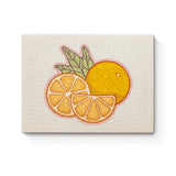 Punch Needle Oranges Coupées
