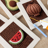 Punch Needle Mini Fruits Vitaminés