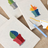 Punch Needle Mini Succulentes Graphiques