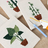 Punch Needle Mini Cactus Bambou
