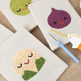 Punch Needle Mini Légumes Adorables