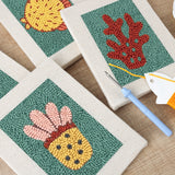 Punch Needle Mini Corail et Coquillages