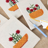 Punch Needle Mini Fleurs Jardinière