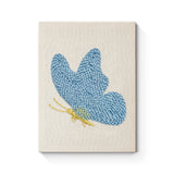 Punch Needle Papillon Bleu Clair