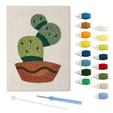 Punch Needle Cactus Raquette
