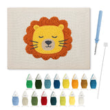 Punch Needle Lion